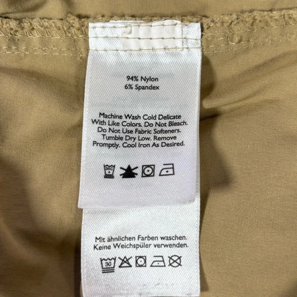 Eddie Bauer Travex Pants Mens 30x30 Biege Tan Nylon Stretch Performance Hiking